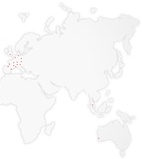 Australia - Europe Map